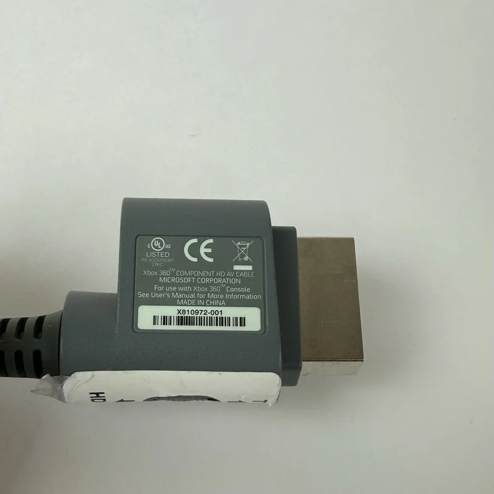 Genuine Original Microsoft XBOX 360 Console Component HD AV Cable X810972-001